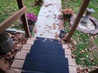 img 1 attached to Ensure Safe Steps With Outdoor Non-Slip Stair Treads - 10 Pack Of 6"X40" Black Anti-Slip Strips review by James Ortega