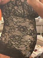 img 1 attached to Women'S Lace Bodysuit Tummy Control Shapewear V Neck Backless Tank Top One Piece Fajas Thong Body Shaper review by Shane Mack