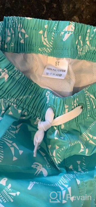 img 1 attached to 👕 Ultimate UV-Protected Shirt Sleeve Swimsuits for Boys: A Must-Have in Their Clothing Collection review by Srinivasan Bennett