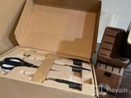 img 1 attached to Effortlessly Sharp And Stylish: Ninja Foodi NeverDull Premium 13 Piece Knife System With German Stainless Steel Blades And Built-In Sharpener In Walnut Stain/Black review by Joseph Scalea