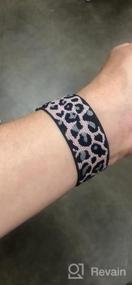 img 7 attached to Apple Watch Band Scrunchies Leopard Pattern Soft Nylon Strap Replacement Wristband For Series 8/7/SE/6/5/4/3/2, Sizes 41Mm 40Mm 38Mm Elastic Stretchy Solo Loop TOYOUTHS