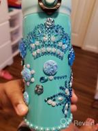 img 1 attached to Cullaby Girls' Craft Kit - Decorate Your 12Oz BPA-Free Insulated Stainless Steel Water Bottle With Stickers - Best For Ages 5-12 - DIY Project For Teens - Baby Girl Blue Design review by Shawn Hill