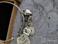 img 1 attached to M MOOHAM Expandable Charm Bracelet - Perfect Birthday Gift for Women and Girls: 10th to 90th, Friend, Mom, Daughter, Wife, Grandma review by Paul Martindale