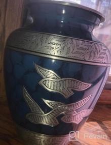 img 7 attached to Wings Of Freedom: Handcrafted Cremation Urn For Adult Human Ashes - Choose Smartchoice For A Beautiful Funeral Memorial