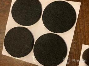 img 6 attached to Felt Furniture Pads -321 Pcs Furniture Pads Hardwoods Floors Self Adhesive, Cuttable Felt Chair Pads , Anti Scratch Floor Protectors For Furniture Feet Chair Legs , Furniture Felt Pads , Black
