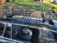 img 1 attached to Enhance Your VW Tiguan'S Storage Capacity With MotorFansClub Lockable Aluminum Roof Rack Cross Bars review by John Chembola