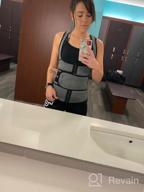 img 1 attached to Women'S Neoprene Sauna Sweat Waist Trainer Corset Trimmer Vest For Tummy Control And Waist Cincher Body Shaping review by Jeff Richmond