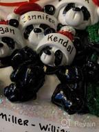 img 1 attached to 2022 Unique Family Christmas Ornaments - Polyresin Panda Bear Family Ornament - Personalized Family Of 3 Decoration - Ideal Gifts For Mom, Dad, Kids, Grandma, Grandpa - Long-Lasting Family Décor review by Everett Underberg