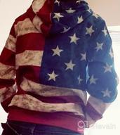 img 1 attached to Show Off Your Patriotic Spirit With OQC'S Long-Sleeved USA Flag Hoodie! review by Tai Wiest