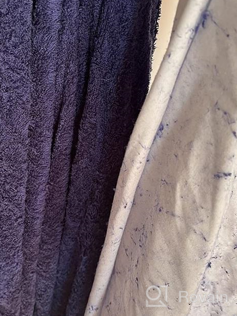 img 1 attached to Cotton Bathrobe with Pockets by 🛀 SIORO - Comfortable Loungewear for All-day Relaxation review by Youssef Coolidge