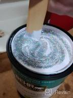 img 1 attached to Hemway Ultrafine Iridescent 100G Craft Glitter For Tumblers, Resin, And Scrapbook - Mother Of Pearl Glitter Flakes For Stunning Arts And Halloween Decorations review by Sandhya Ramirez