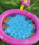 img 1 attached to 68-Inch Tepsmigo Splash Pad: The Ultimate Summer Water Fun For Girls review by Scott Kulothungan