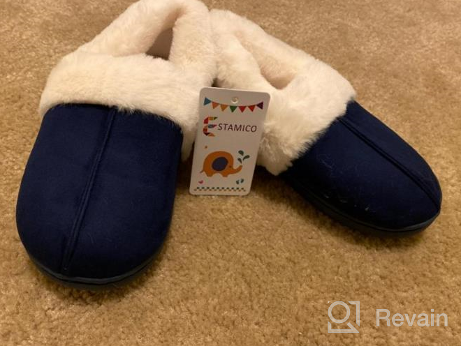 img 1 attached to ESTAMICO Boys' Breathable Outdoor Moccasin Slippers review by Eric Currie