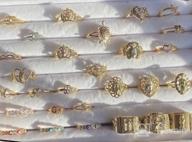 картинка 1 прикреплена к отзыву 2-Slot Velvet Small Ring Organizer Set For Earrings Showcase Display Storage Insert Holder Jewelry Box, Drawer, Dresser (Set Of 2) от Buddy Camaney