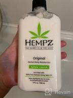 img 1 attached to 🍌 Hempz Original Hemp Seed Oil Body Moisturizer: Nourishing Vegan Skin Lotion with Shea Butter & Ginseng, 17 fl oz - Floral and Banana Scented Vegan Body Cream for Dryness review by Ada Sztajerowska ᠌