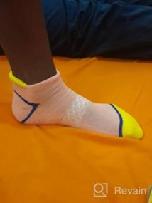 img 5 attached to 🧦 Girls 6-Pack Ankle Athletic Socks: Cushioned Sole, Low Cut Casual Socks for Little and Big Kids
