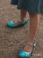 картинка 1 прикреплена к отзыву Girls Sparkly Mary Jane Princess Dress Flats Shoes от Shawn Jacobs