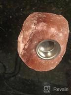 img 1 attached to Himalayan Salt Lamp Bowl With Small Rock Crystals And Dimmer Switch - Includes 25W Bulbs By AMOYSTONE review by Mario Newton