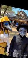 img 1 attached to Steampunk Plague Doctor Mask - Authentic PU Leather Gothic Cosplay With Long Nose Bird Beak review by Tim Nicholas