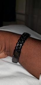 img 5 attached to Максимальный стиль с браслетом для мужчин из натуральной кожи Joy от SERASAR.