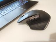 img 2 attached to 🖱️ Logitech MX Master Wireless Mouse: High-Precision Sensor, Easy-Switch up to 3 devices, Meteorite Black review by Ada Seweryniak ᠌