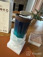 img 1 attached to Thermal mug Xiaomi Kiss Kiss Fish MOKA Smart Cup OLED, 0.43 L, red review by Anastazja Olejnik ᠌