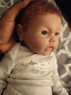 img 1 attached to Realistic Reborn Baby Doll - 19 Inch Full Silicone Girl Doll, Not Vinyl Material, Lifelike And Real Baby Doll By Vollence review by Isaac Logan