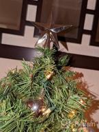 img 1 attached to Glossy Christmas Tree Topper Star Ornament Holiday Decoration Home Decor Aneco review by Edgar Vasquez