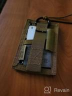 img 1 attached to OneTigris Tactical ID Card Holder: Organizer For Badges, Keys, And Credit Cards With Hook & Loop Patch And Neck Lanyard review by Brian Tompkins