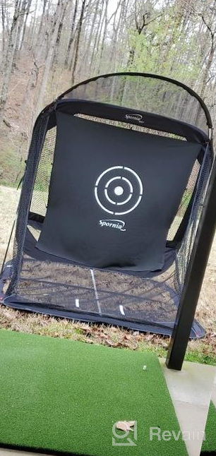 img 1 attached to Improve Your Game With Spornia SPG-7 Golf Practice Net – Automatic Ball Return, Target Sheet & Two Side Barriers review by Luis Penczak