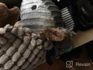 img 1 attached to Squeaky Armadillo Pet Plush Dog Chew Toy - Hollypet Dark Gray review by Jeff Bourke
