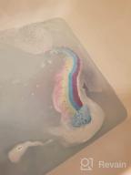 img 1 attached to Rainbow Bath Bombs 2Pcs Gift Set, Ribivaul Handmade Bath Bombs With Natural Ingredients And Dreamy Rainbow, Bath Bomb With Rich Bubble, Great Gift For Birthday, Halloween, Thanksgiving, Christmas review by Dale Emmel