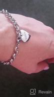 img 1 attached to SANNYRA Mother-Daughter Stainless Steel Heart Charm Bracelets: Thoughtful Birthday Gifts for Women review by Dawn Price