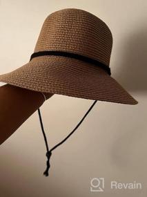 img 5 attached to Fashionable And Protective: Womens UPF 50+ Sun Bucket Hats With Lanyard And Portable Design