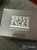 картинка 1 прикреплена к отзыву BRASS TACKS Leathercraft Handmade Blocking Men's Accessories and Wallets, Card Cases & Money Organizers от Gary Revils
