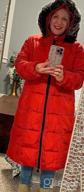 img 1 attached to Chouyatou Women'S Winter Windproof Padded Long Down Alternative Coat Faux Fur Hood review by John Kachinosky
