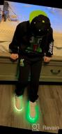 img 1 attached to Exciting Flashing High Tops: Voovix Charging Sneakers for Boys' Shoes review by Jason Page
