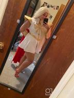 img 1 attached to Power Princess Shera Cosplay Dress In Large White With Red Cloak By C-ZOFEK review by Chris Lacasse