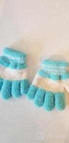 img 5 attached to 🧤 Girls' Knitted Mittens: Stylish Gloves for All Fingers - Accessorize with Comfort & Warmth!