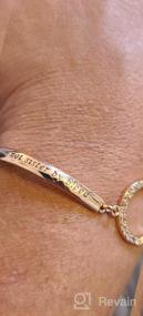 img 6 attached to 👭 ETLEE Friendship Cuff Bracelets Bangle - Not Sisters by Blood But Sisters by Heart, Jewelry Gift for Best Friend Women or Teen Girls - New Styles