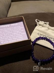 img 5 attached to 🎁 Sweet 16 Birthday Gift for Girls - Personalized Bead Bracelet with Message Card & Gift Box