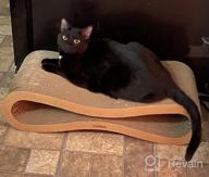 img 1 attached to Modkat Scratcher Lounge (Large - 30L X 10.6H X 10.6D In.) review by Alex Smith