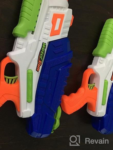 img 1 attached to Water Guns For Kids Adults 2000CC Super Squirt Water Blaster Guns Toy Soaker With Long Range High Capacity Water Pistol For Swimming Pool Summer Water Fighting Beach Yard Gift For Boy Girl review by Christopher Rodriguez