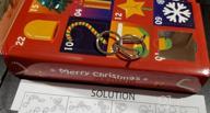 img 1 attached to Countdown To Christmas 2022: Fun Brain Teaser Puzzles And Surprises In A Kid-Friendly Advent Calendar With Holiday Party Favors For All Ages! review by Bob Vulpes