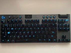 img 5 attached to Logitech G915 TKL: передовая беспроводная игровая клавиатура с низким профилем и механическими клавишами, подсветкой RGB Lightsync - тактильная