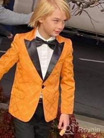 img 6 attached to 👔 Classic Tuxedo Boys' Formal Blazer Outfit: Timeless Patterned Clothing, Suits & Sport Coats