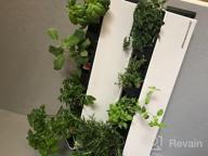 img 1 attached to Effortless Vertical Gardening: Self-Watering Planter With Hanging Bracket - Perfect For Indoor & Outdoor Wall Decor; Ideal For Busy Lifestyles review by Jim Polacek