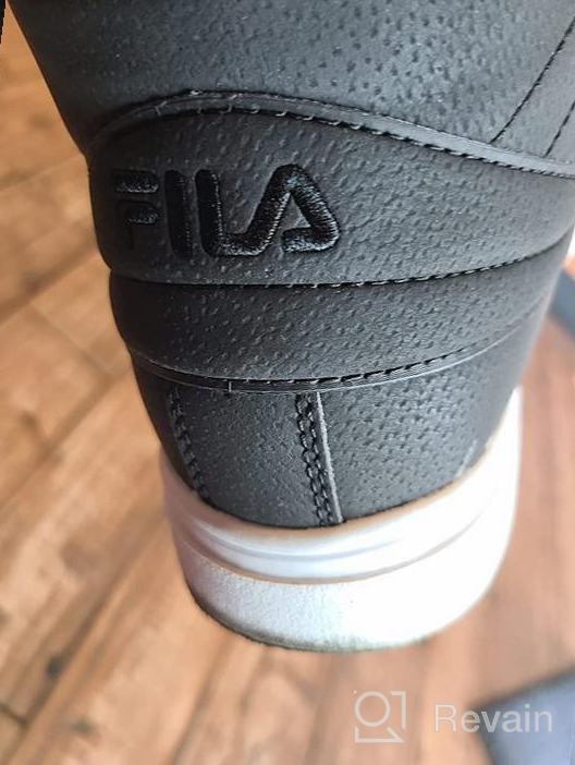 img 1 attached to 👟 Fila Distress Sneaker - Black White Men's Shoes and Fashion Sneakers review by Bob Berry