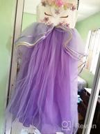 img 1 attached to TTYAOVO Princess Girl Dress: Long Tulle Gown for Flower Girls in Unicorn Costume review by Amy Blackmon