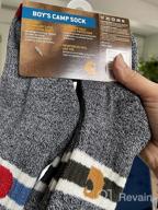 img 1 attached to Ultimate Durability: Carhartt Boys Camp Crew Sock 6 Pair Pack review by Enes Patiag